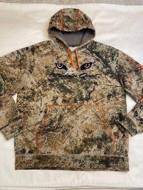 Cabela’s Predator Quest Zonz Woodlands Camo Hoodie Men’s L